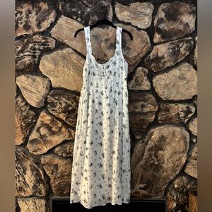 American Eagle Outfitters Black and White Floral Dress